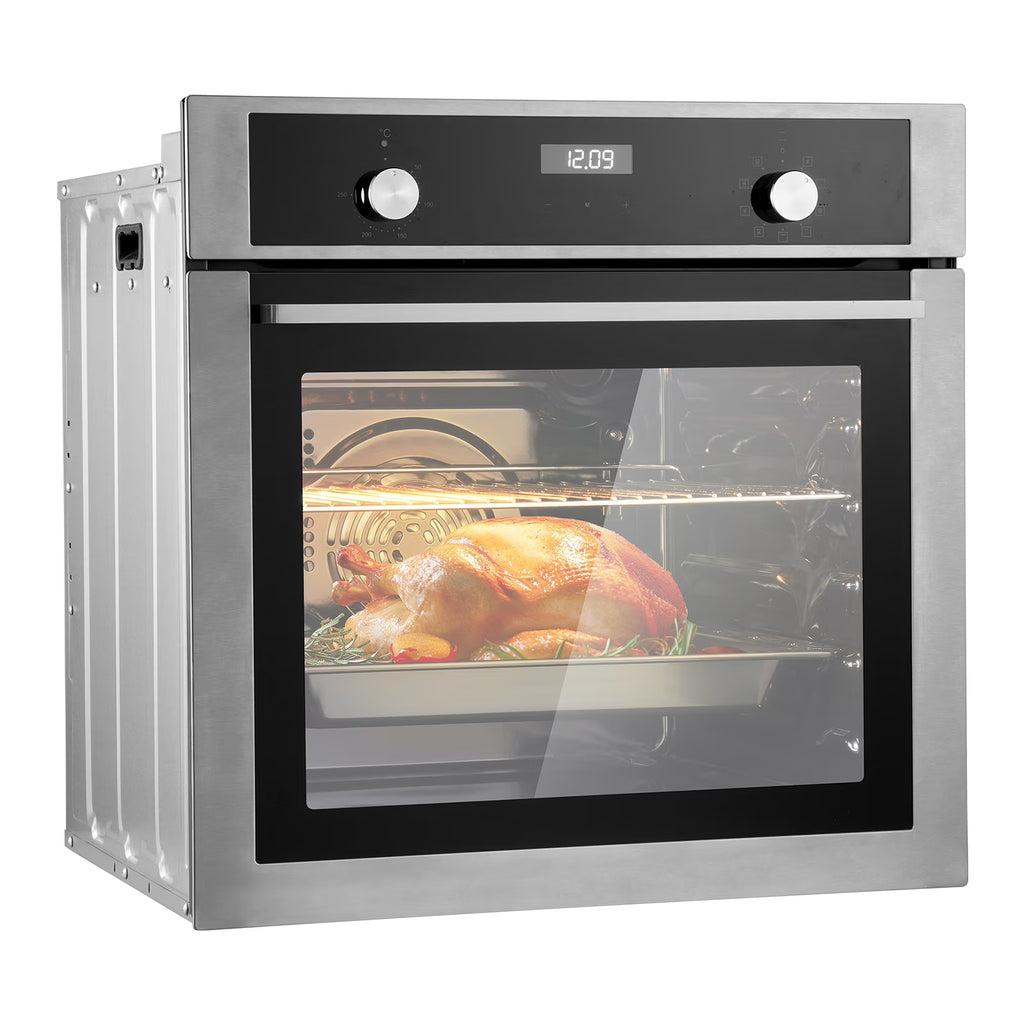 Nouveauté 2026 – Four mural simple KFFKFF , four électrique de 61 cm (24 po) pour installation encastrée, offre 9 modes de cuisson, capacité de 76 litres (2,68 pi³), minuterie incluse, puissance de 2 800 W