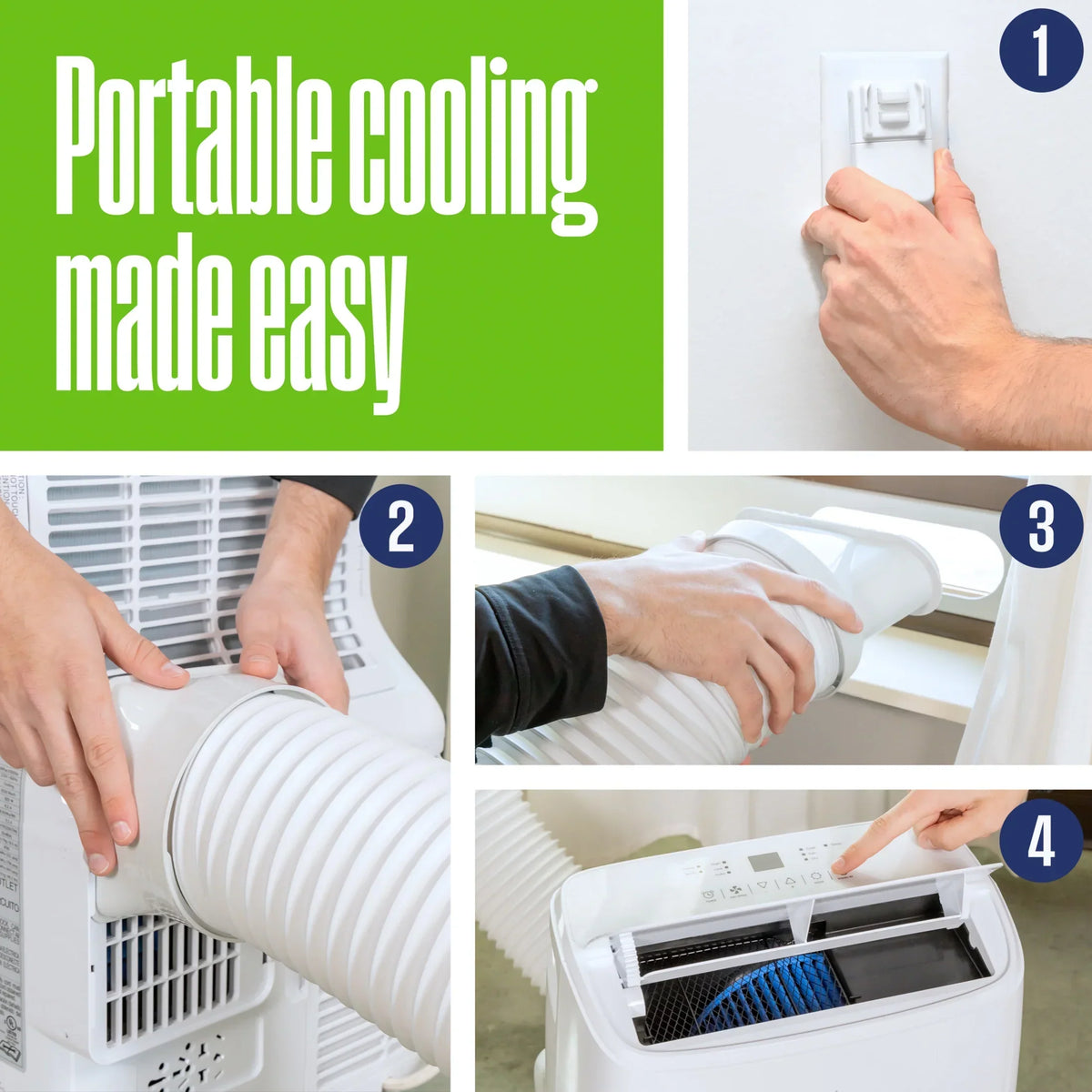 Nouveauté 2026 – Climatiseur et déshumidificateur portable Westinghouse de 10 000 BTU avec application intelligente, pour des pièces jusqu'à 450 pi²