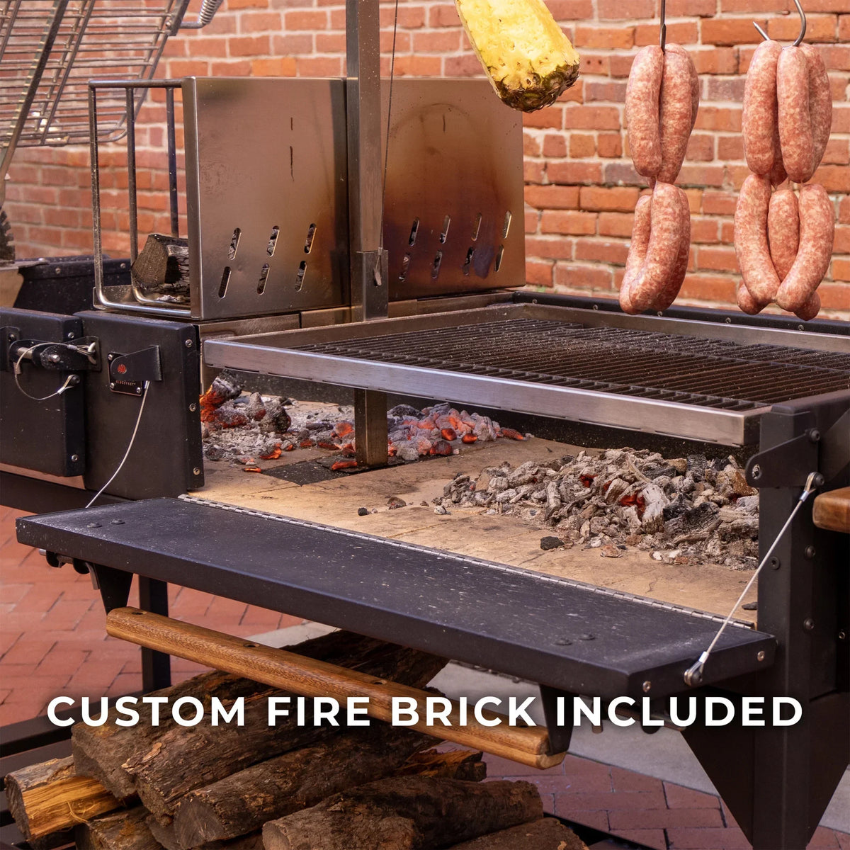 Nouveauté 2026 – Barbecue argentin Santa Maria XL à bois et charbon de bois Backyard Discovery , avec pince Asado