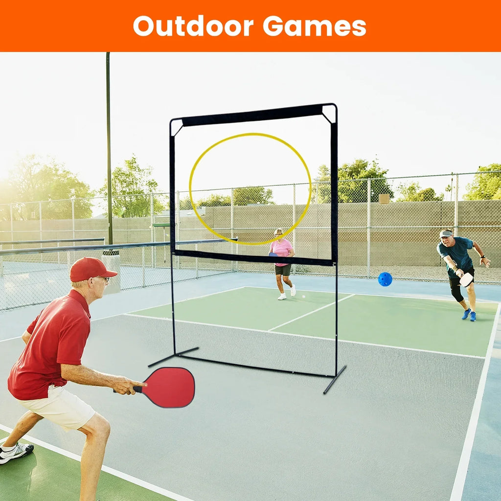 Nouveauté 2026 – Slsy Pickleball Portable avec Filet, un jeu de raquettes combinant pickleball, badminton, jianzi et tennis, jeux de jardin, sport d'intérieur et d'extérieur, jeux amusants pour enfants et adultes
