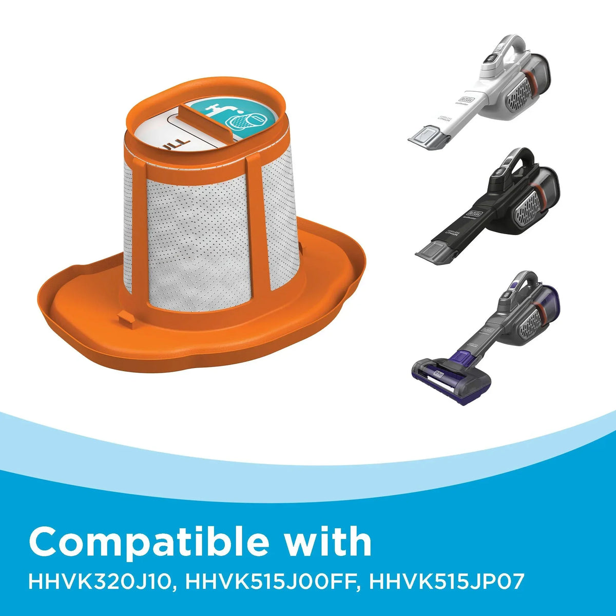 Nouveauté 2026 – Aspirateur portatif sans fil BLACK+DECKER Dustbuster Furbuster AdvanceClean+ pour animaux de compagnie, référence HHVK515JP07