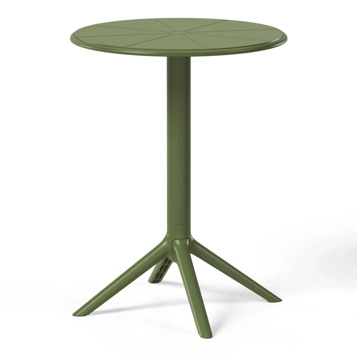 Nouveauté 2026 – Ensemble bistro de patio extérieur 3 pièces WestinTrends Playa en résine, vert olive, avec chaises d'appoint empilables