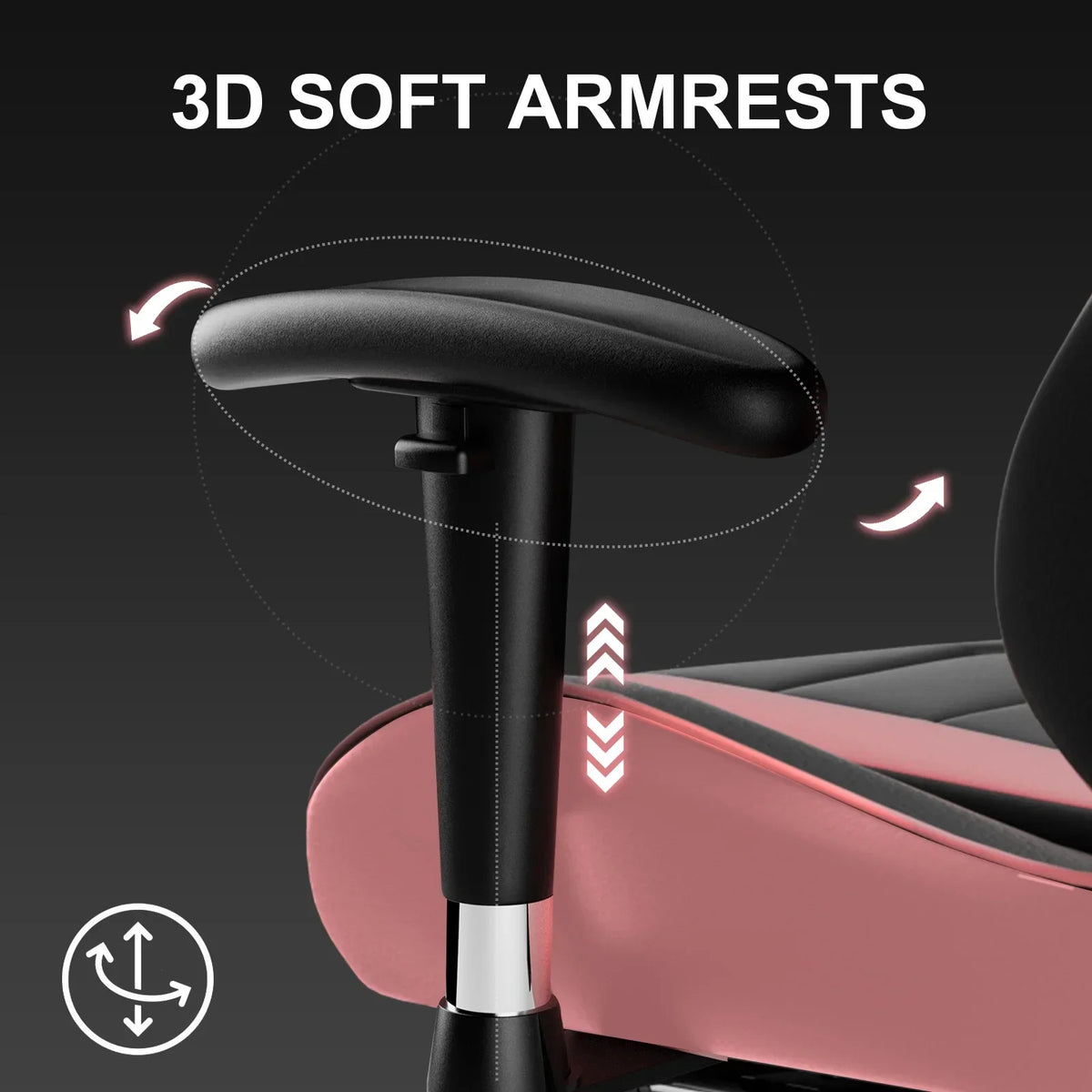 Nouveauté 2026 – Chaise de jeu GTRACING , chaise de bureau ergonomique avec soutien lombaire, revêtement en cuir PU, repose-pieds et appui-tête réglable, rouge