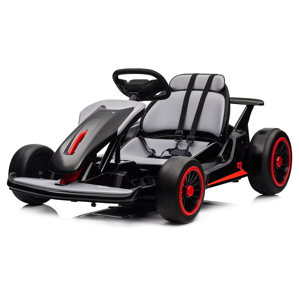 Nouveauté 2026 – Kart de drift 24V avec 2 moteurs puissants de 150 W, batterie haute capacité de 7 Ah, pédales électriques, jouet de course électrique pour l'extérieur