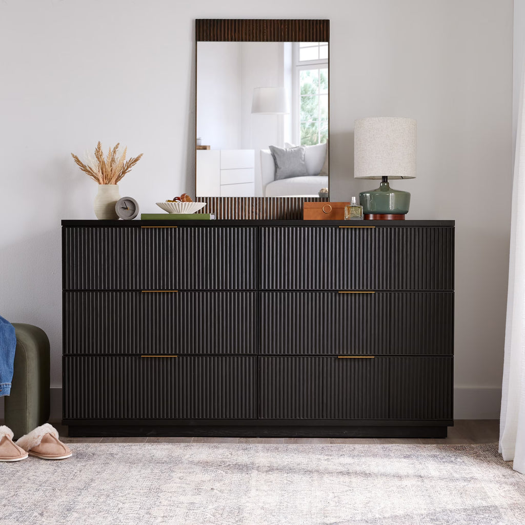 Nouveauté 2026 – Commode Lillian à 6 tiroirs, blanche, de Better Homes and Gardens