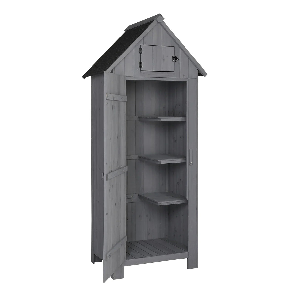 Nouveauté 2026 – Abri de jardin iTopRoad 70 pouces (178 cm) pour outils de jardin, casiers de rangement en bois pour terrasse