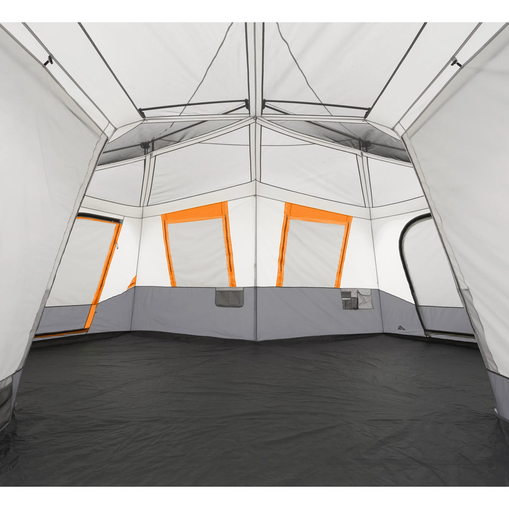Nouveauté 2026 – Tente cabine instantanée Ozark Trail , 6,10 m x 5,49 m, 12 personnes, 3 pièces, avec moustiquaire, 25,6 kg