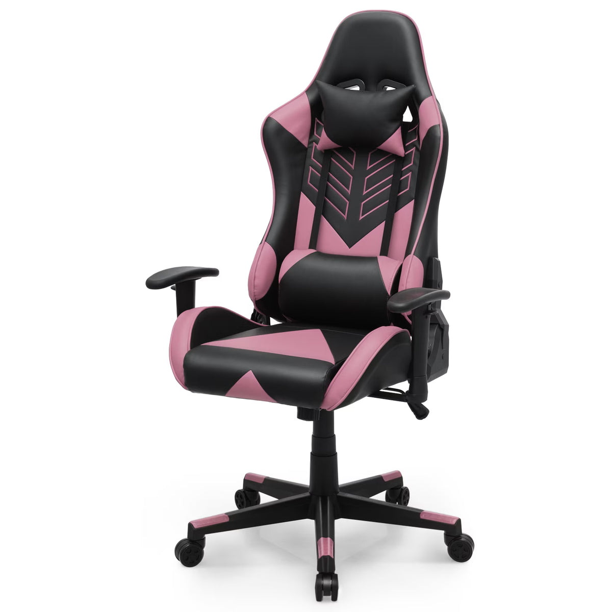 Nouveauté 2026 – Chaise de jeu ergonomique Magshion , chaise de jeu confortable, chaise de bureau en cuir, chaise de jeu pivotante et réglable, bleue
