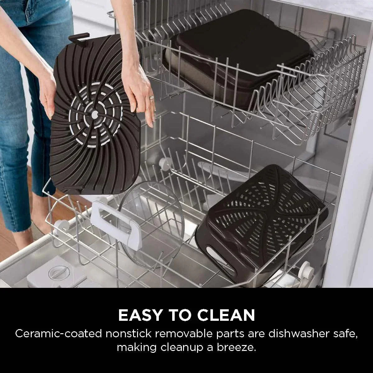 Nouveauté 2026 – Gril d'intérieur Foodi Smart XL 4 en 1 avec friteuse à air de 4 litres, rôtissage, cuisson au four et système de cuisson intelligent, FG550