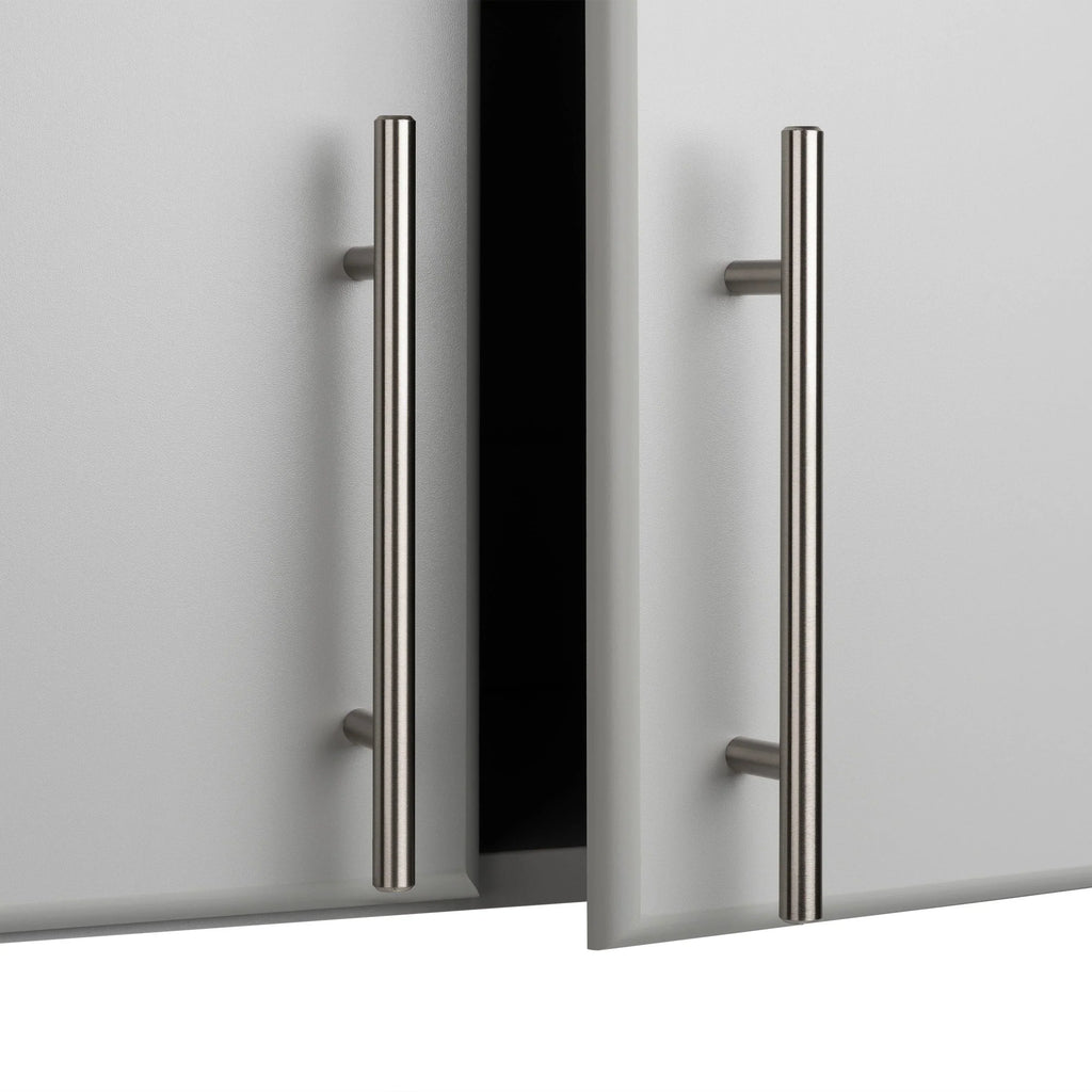 Nouveauté 2026 – Armoire de rangement sur pied Prepac Elite 2 portes, gris clair