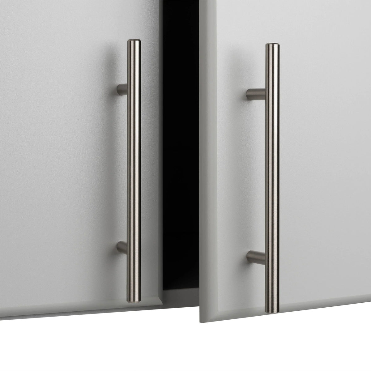 Nouveauté 2026 – Armoire de rangement sur pied Prepac Elite 2 portes, gris clair