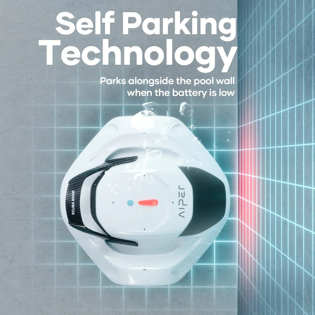 Nouveauté 2026 – Nettoyeur de piscine robotisé automatique sans fil Aiper Scuba 800W pour piscines hors sol