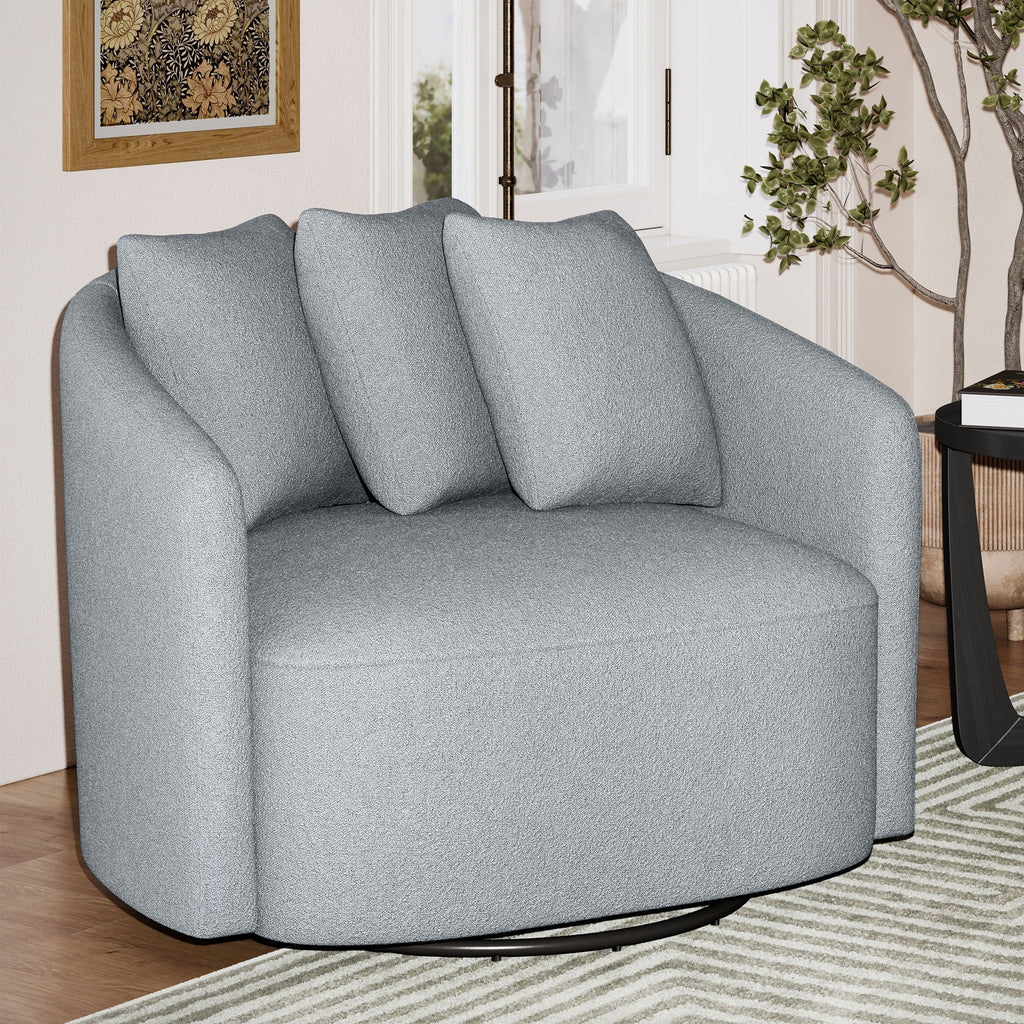 Nouveauté 2026 – Fauteuil d'appoint Beautiful Drew de Drew Barrymore (édition ), coloris crème bouclé