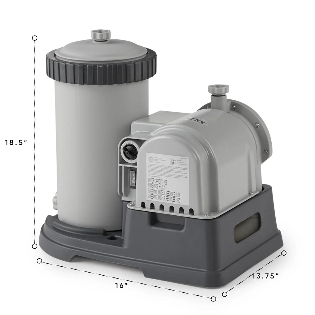 Nouveauté 2026 – Pompe à cartouche filtrante pour piscine Intex Krystal Clear 2500 GPH avec minuterie