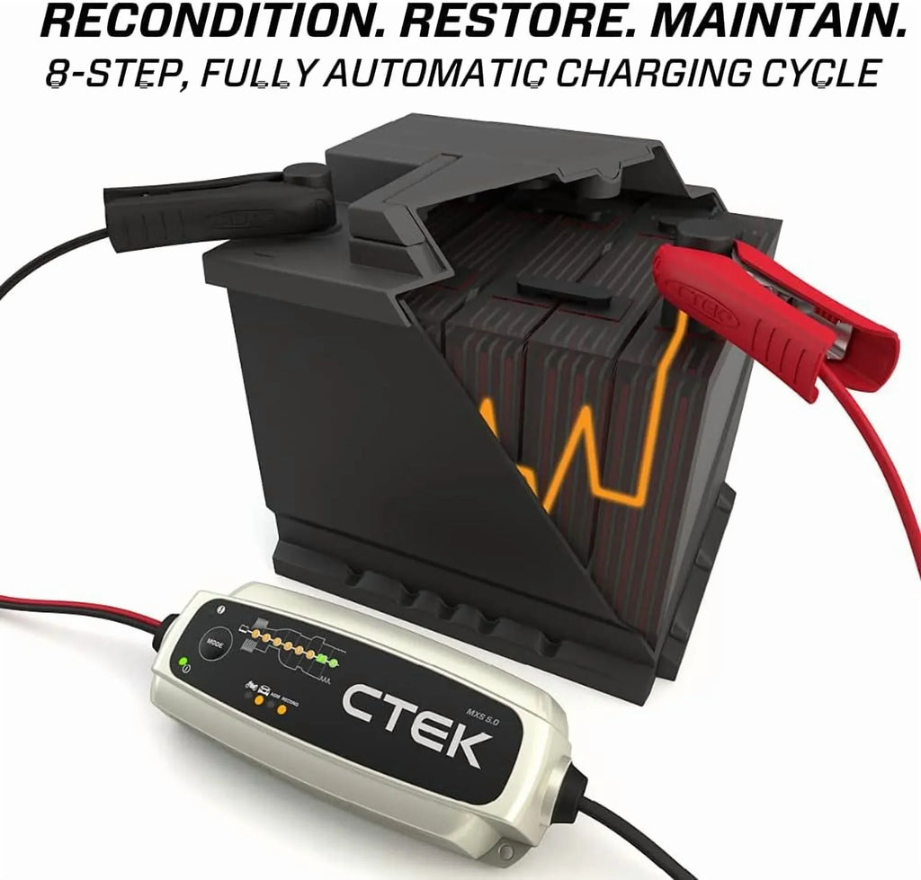 Nouveauté 2026 – Chargeur et mainteneur de batterie entièrement automatique CTEK 40-206 MXS 5.0 4,3 A 12 V