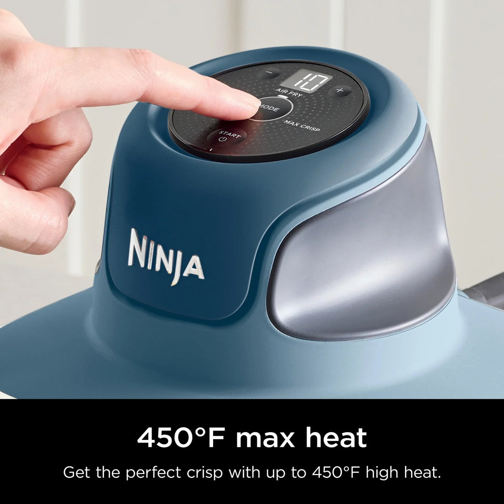 Nouveauté 2026 – Friteuse à air portable 3-en-1 Ninja Crispi , 1500 W, récipients en verre TempWare de 4 L et 5 tasses avec couvercles de conservation, compatible micro-ondes, congélateur et lave-vaisselle, blanc, FN100WH