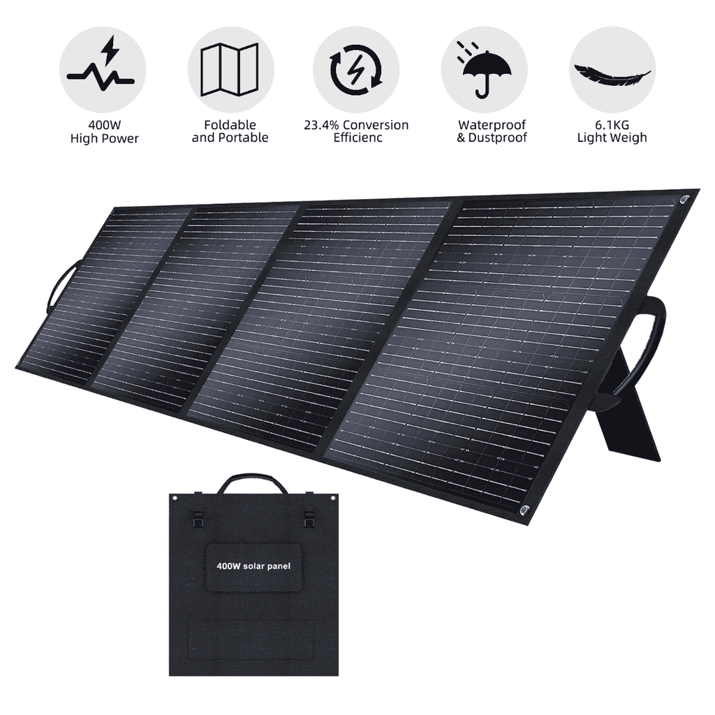 Nouveauté 2026 – Générateur solaire Solarplay 2400 W (4800 W en crête), avec panneau solaire de 400 W et batterie LiFePO4 portable de 2160 Wh, idéal pour le camping, la maison et les véhicules de secours