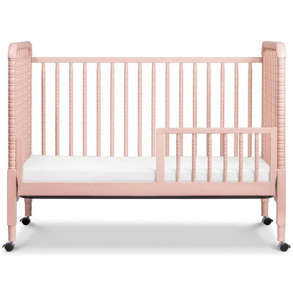 Nouveauté 2026 – Lit bébé convertible 3-en-1 DaVinci Jenny Lind , couleur rose poudré