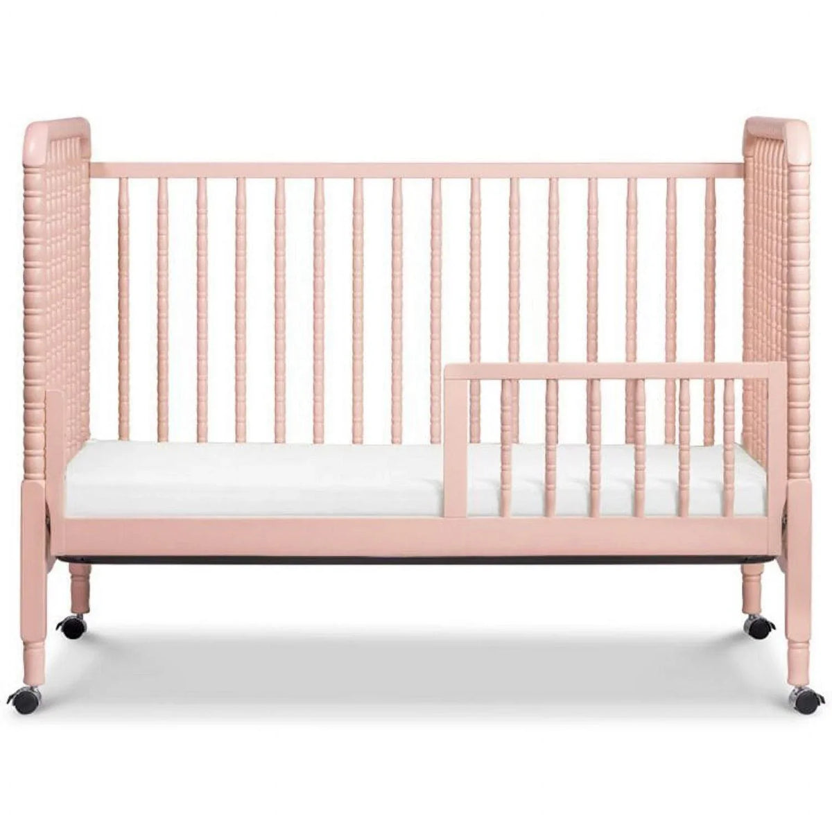 Nouveauté 2026 – Lit bébé convertible 3-en-1 DaVinci Jenny Lind , couleur rose poudré