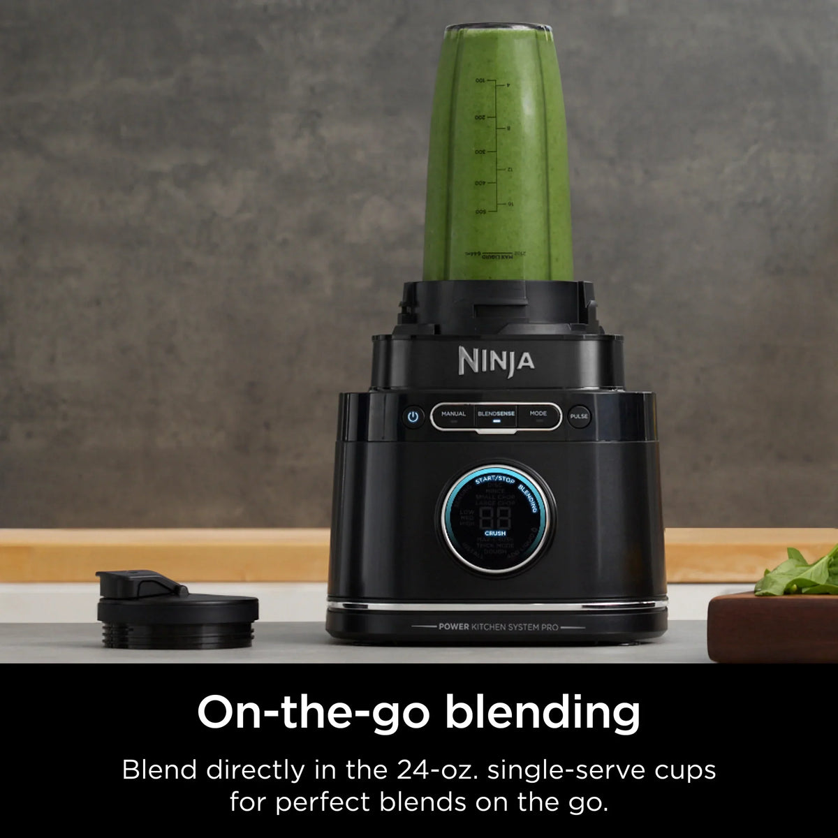 Nouveauté 2026 – Système de cuisine Ninja Detect TB400 : mixeur et robot culinaire avec technologie Blend Sense, argent