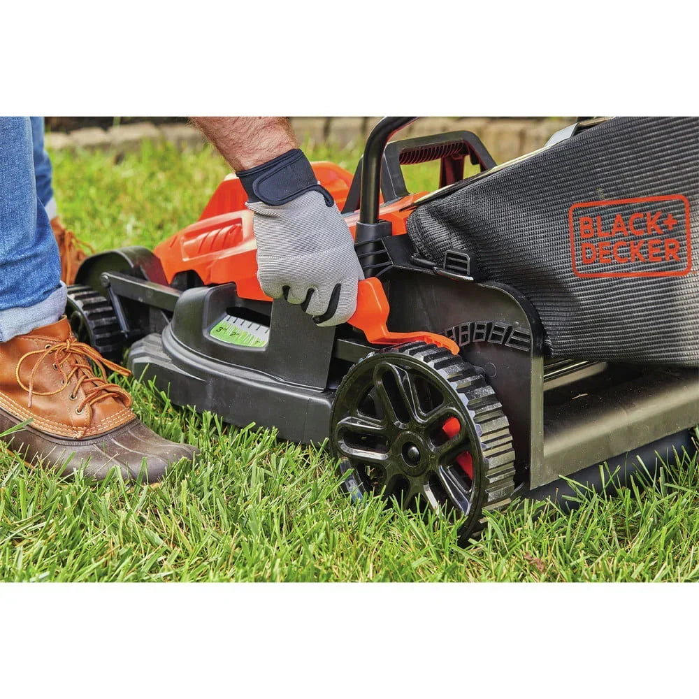 Nouveauté 2026 – Tondeuse électrique BLACK+DECKER BEMW472BH 10 A 15 pouces
