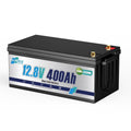 Nouveauté 2026 – Batterie au lithium LiFePO4 12 V 400 Ah , 5120 Wh, puissance maximale de 3200 W, durée de vie de plus de 15 000 cycles de charge/décharge, groupe 8D, pour camping-cars, moteurs de pêche solaires et de traîne, applications marines, av