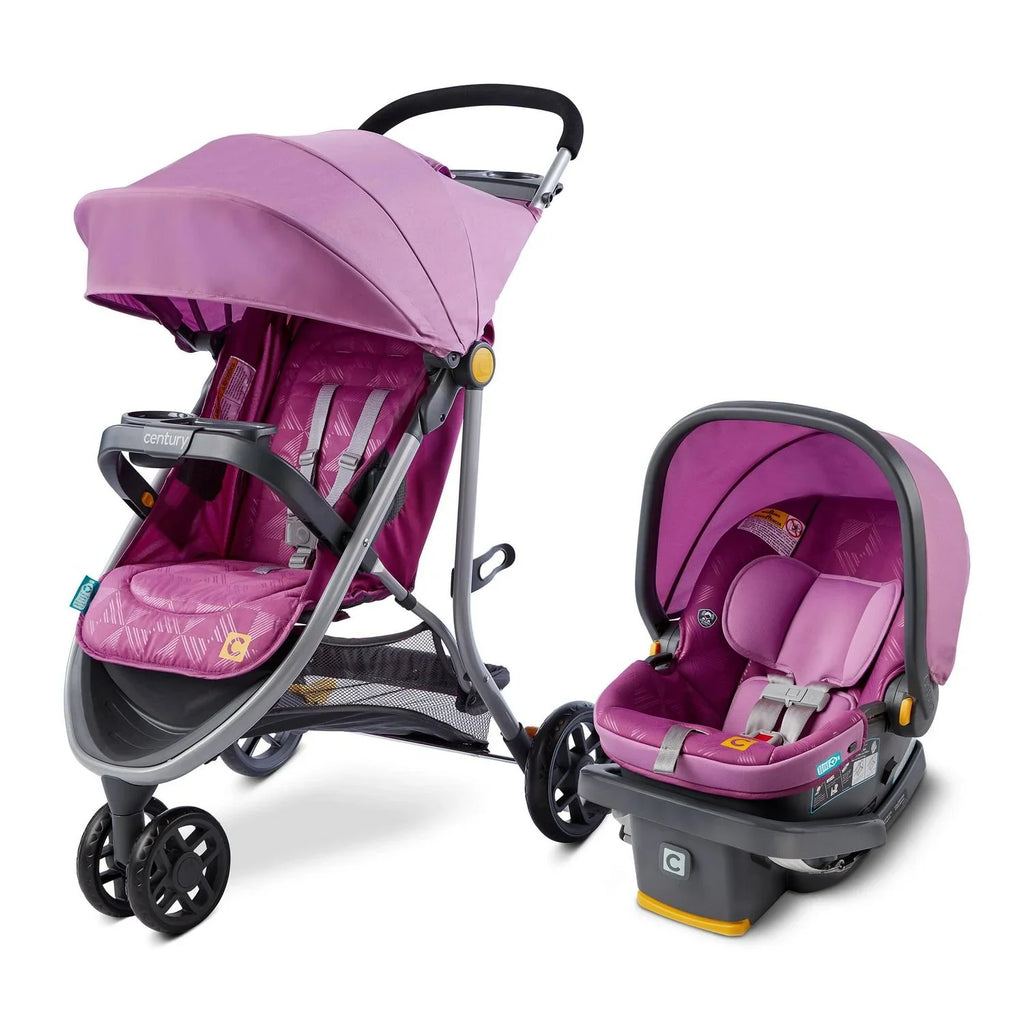 Nouveauté 2026 – Poussette Century Stroll On , système de voyage léger 2 en 1 à 3 roues. Unisexe. Couleur baie