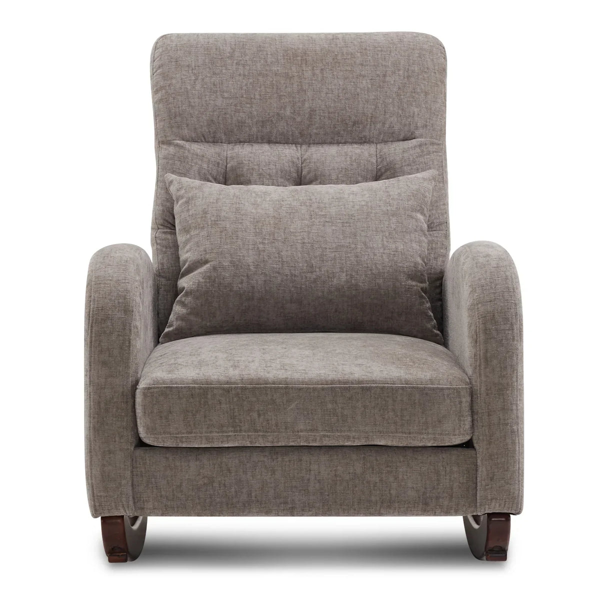 Nouveauté 2026 – Fauteuil à bascule Ktaxon , fauteuil de lecture inclinable, confortable, revêtu de velours peluche, canapé à bascule une place, beige, idéal pour le salon, la chambre d'enfant ou la chambre à coucher