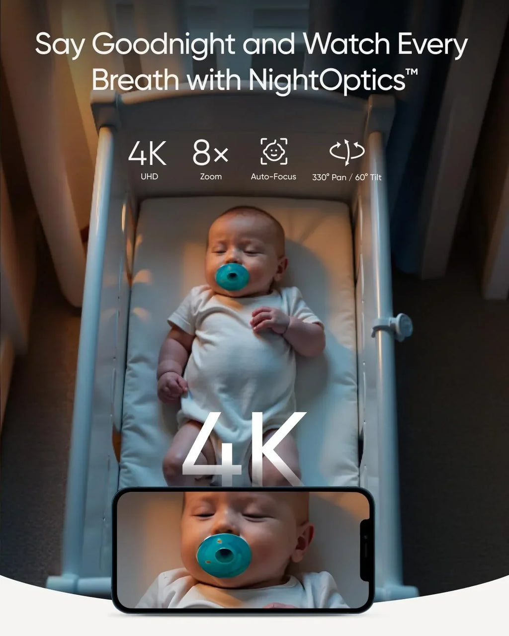 Nouveauté 2026 – Babyphone Eufy E20 avec caméra 2K