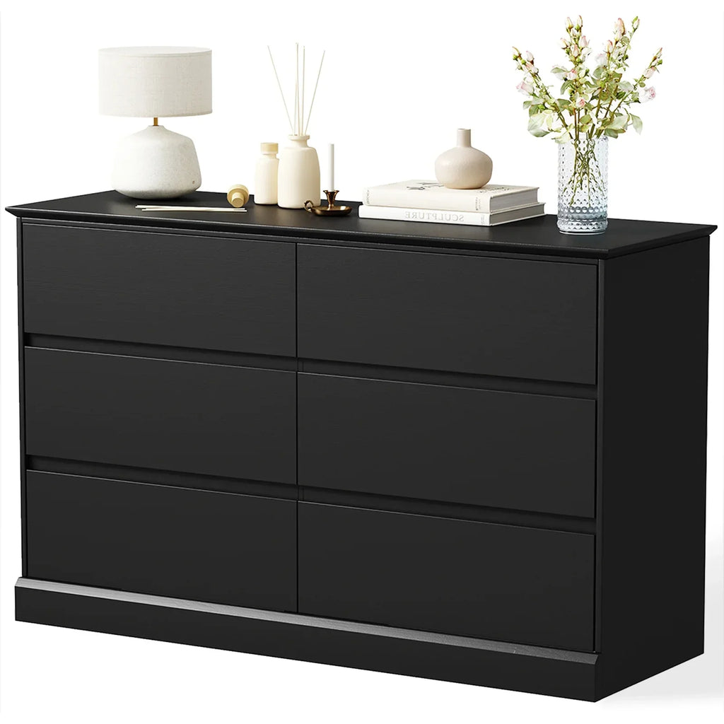 Nouveauté 2026 – Commode blanche neuve , commode à 6 tiroirs, meuble de rangement double, meuble d'appoint pour chambre ou salon
