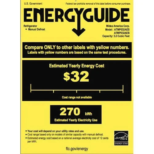 Nouveauté 2026 – Mini-réfrigérateur Arctic King 2 portes de 3,2 pi³ avec congélateur, acier inoxydable, E-Star, ARM32D5ASL