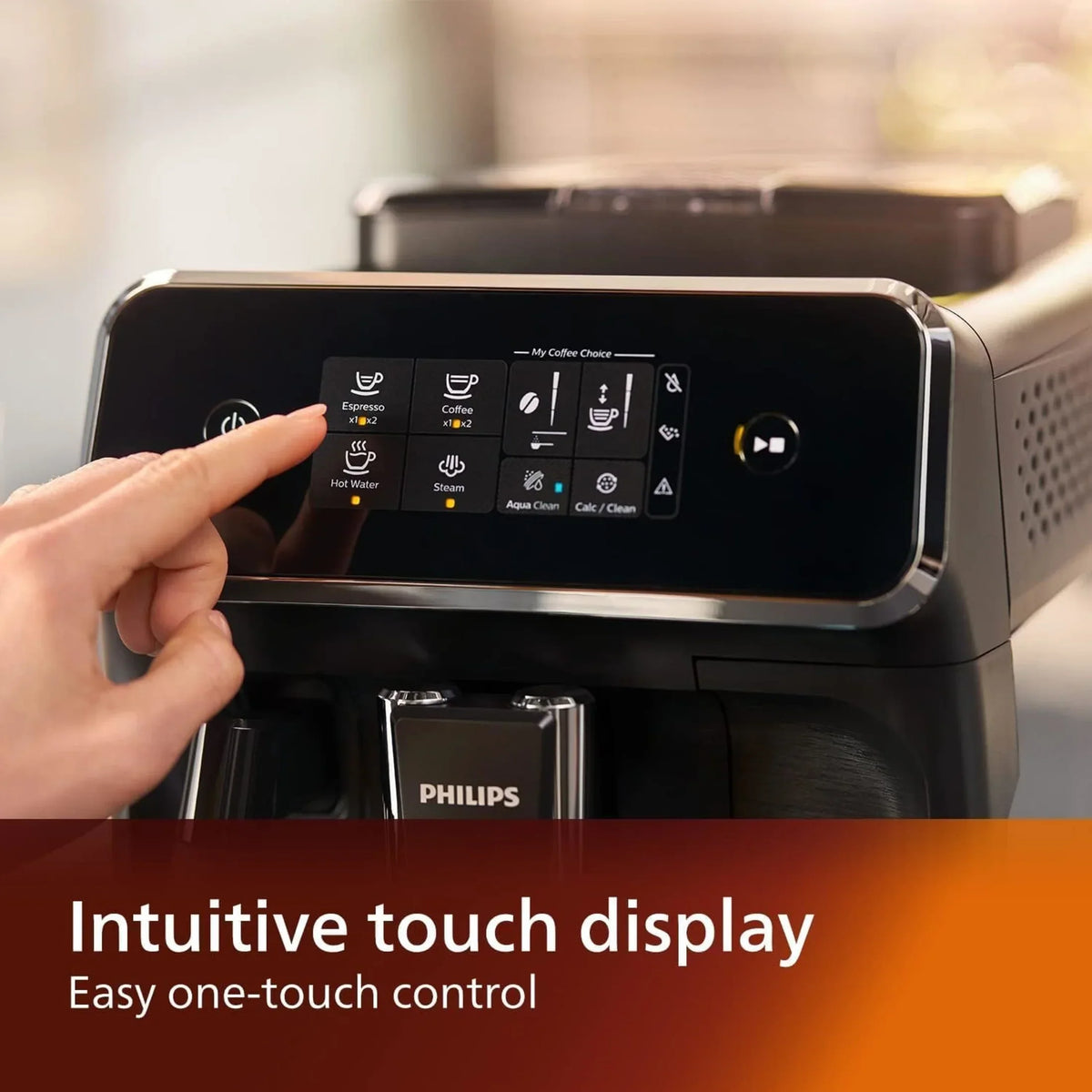 Nouveauté 2026 – Machine à expresso et à café entièrement automatique Philips 2200 avec mousseur à lait, noire
