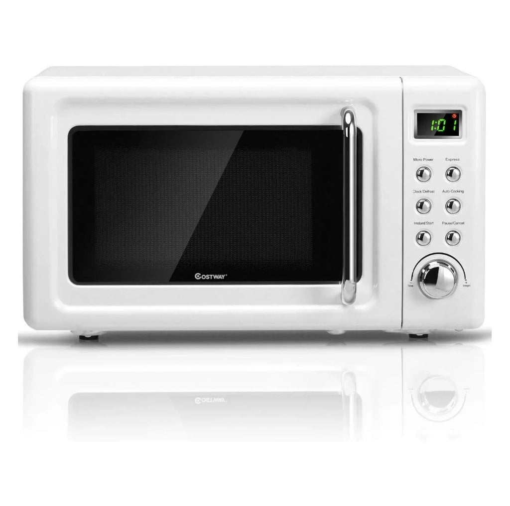 Nouveauté 2026 – Micro-ondes Small , 0,7 pi³ (19,8 L), 700 W, à poser, avec 5 niveaux de puissance, décongélation et cuisson automatique, intérieur en acier inoxydable, affichage LED, idéal pour la cuisine, les véhicules récréatifs et les résidences