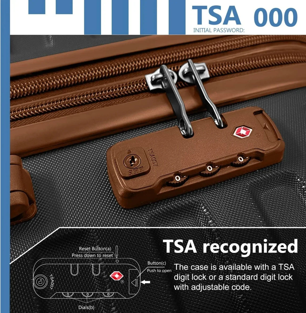 Nouveauté 2026 – Ensemble de 6 valises rigides comprenant des valises extensibles à roulettes pivotantes avec serrure TSA, 25 % de capacité supplémentaire, un sac de voyage et une trousse de toilette, valises en ABS crème