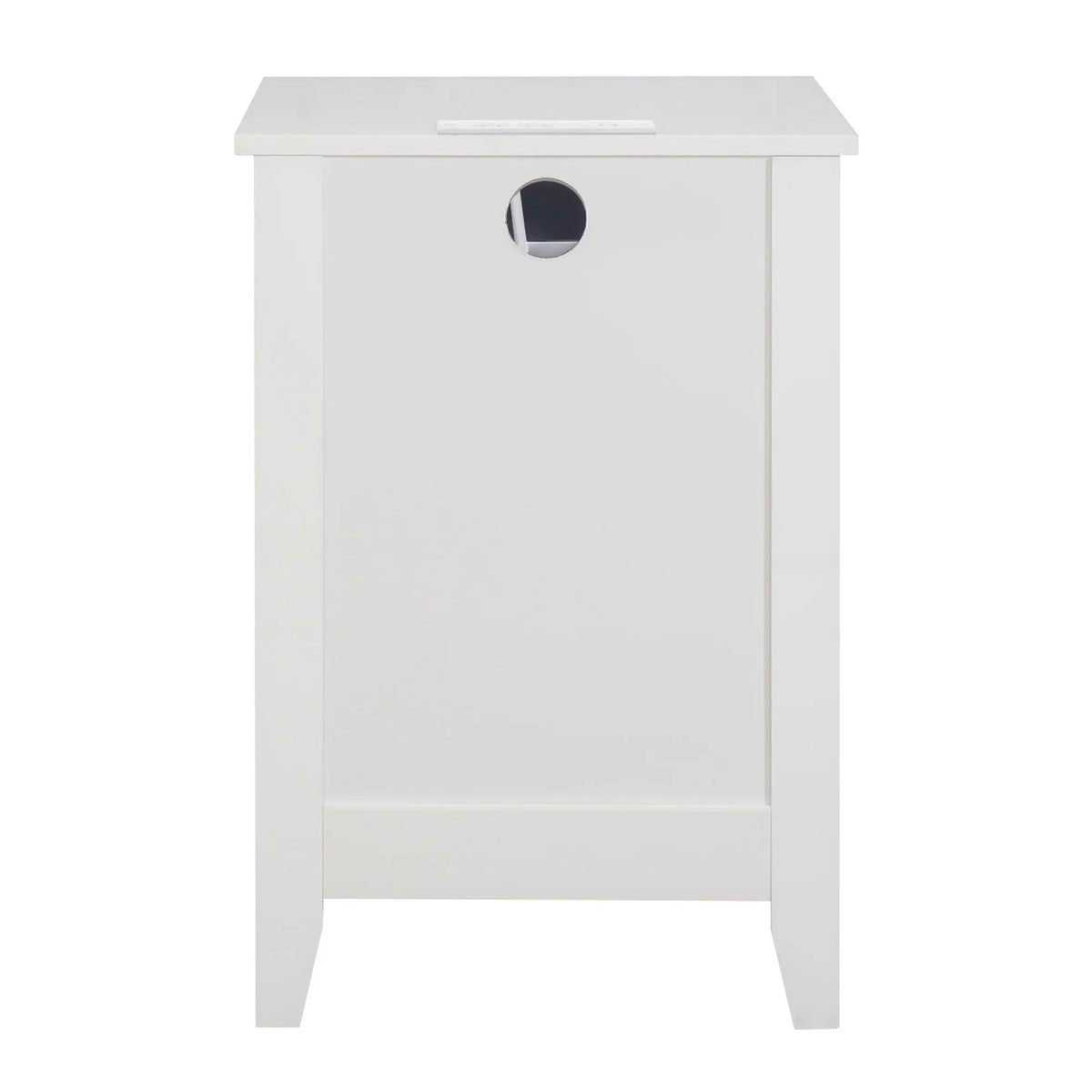 Nouveauté 2026 – Ensemble de 2 tables de chevet modernes blanches à 3 tiroirs Glavbiku , avec ports USB et prises électriques, pour chambres à coucher, adultes