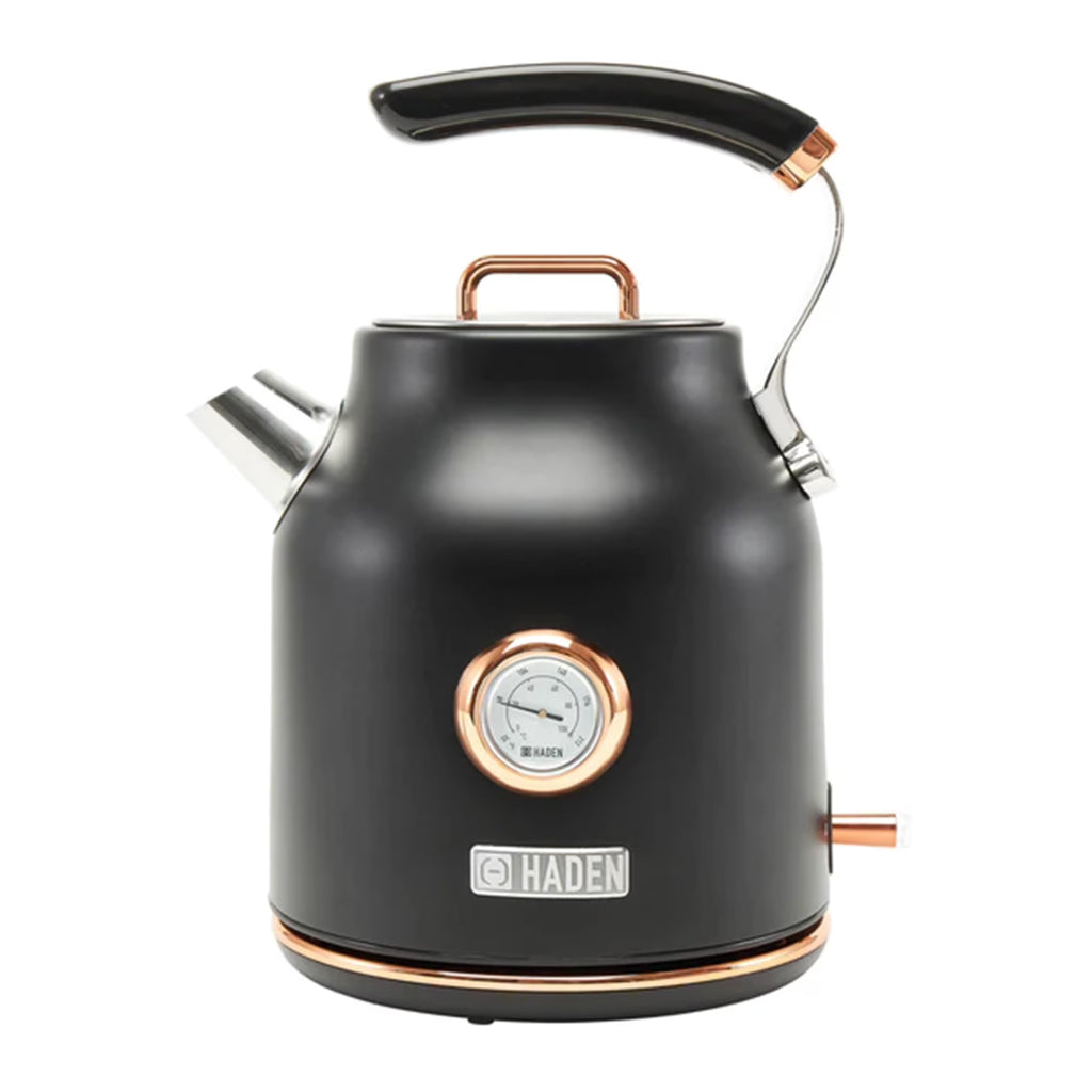 Nouveauté 2026 – Bouilloire électrique Haden Dorset 1,7 litre avec socle, mastic et chrome