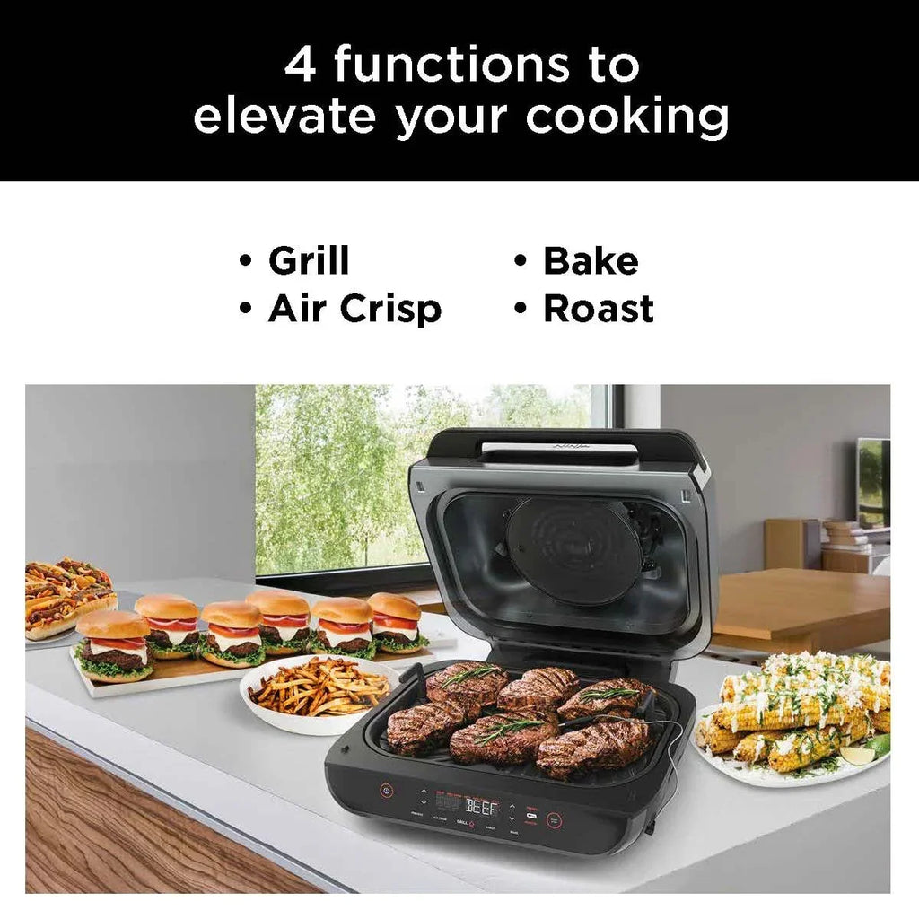 Nouveauté 2026 – Gril d'intérieur Foodi Smart XL 4 en 1 avec friteuse à air de 4 litres, rôtissage, cuisson au four et système de cuisson intelligent, FG550