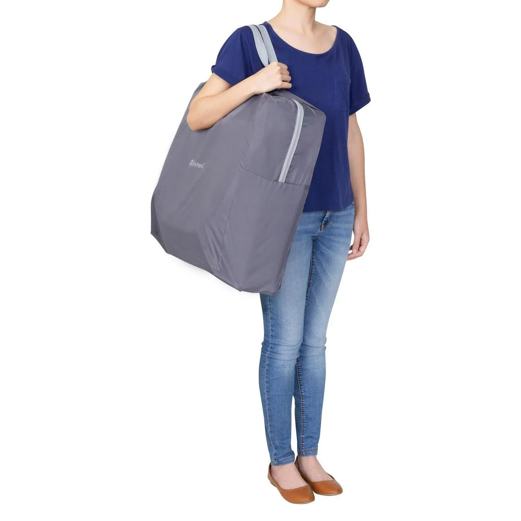 Nouveauté 2026 – Berceau à bascule 2-en-1 Baby Trend Quick Fold avec sac de voyage - Gris pierre ombré