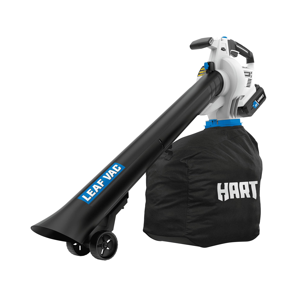 Nouveauté 2026 – Kit aspirateur à feuilles sans fil HART 40V , (1) batterie lithium-ion 4,0 Ah