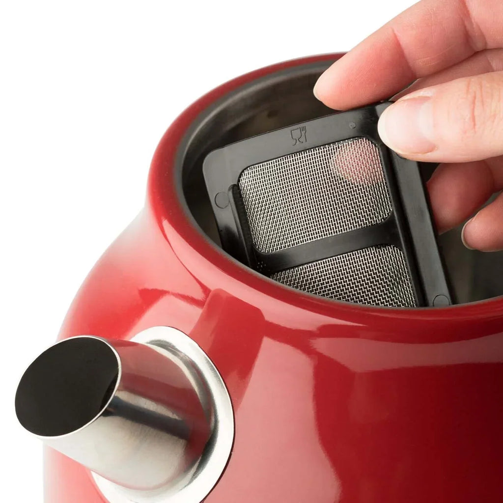 Nouveauté 2026 – Bouilloire électrique Haden Dorset 1,7 litre avec socle, mastic et chrome