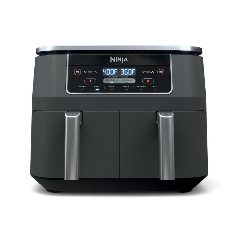 Nouveauté 2026 – Friteuse à air Ninja Foodi 6-en-1 de 8 pintes (8 litres) à 2 paniers avec technologie DualZone