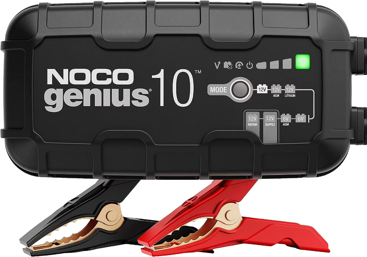 Nouveauté 2026 – NOCO GENIUS10 : Chargeur, mainteneur et désulfateur de batterie intelligent 10 A 6 V/12 V