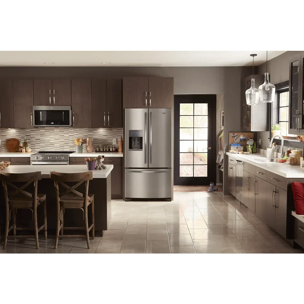 Nouveauté 2026 – Réfrigérateur Whirlpool WRF555SDFZ 36 pouces, 25 pi³, à portes françaises, pose libre, en acier inoxydable