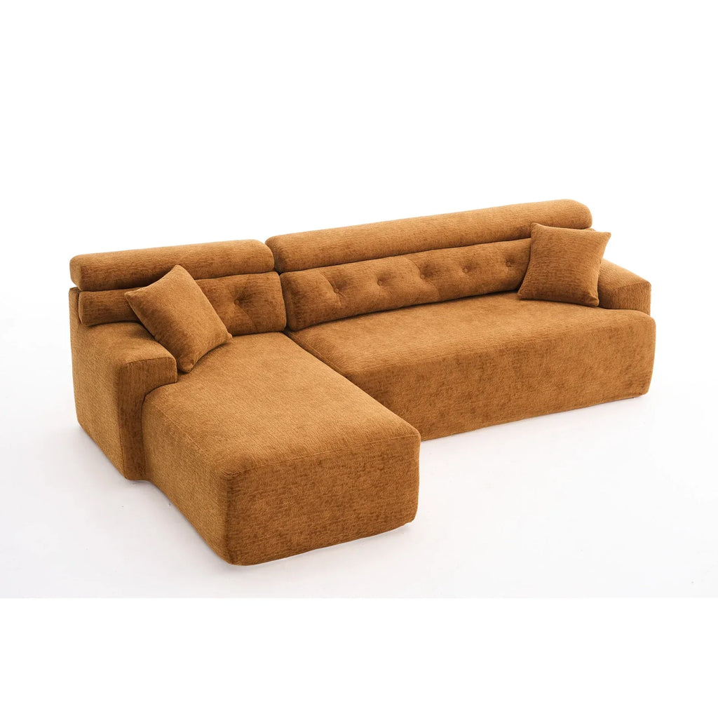 Nouveauté 2026 – Canapé 4 Compression , bleu antique - Décoration intérieure avec assise plus large et profonde et dossier surélevé pour un confort chic et relaxant