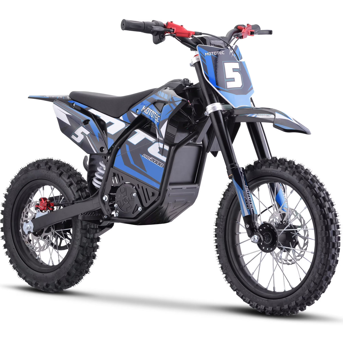 Nouveauté 2026 – Motocross électrique MotoTec 60V Pro , 2000W, batterie lithium bleue