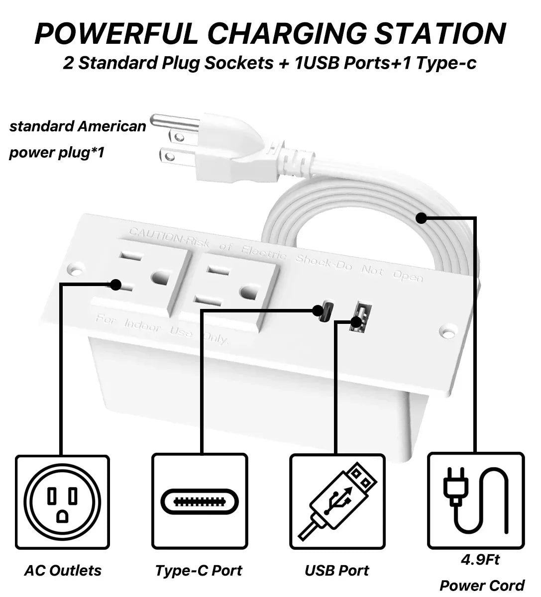 Nouveauté 2026 – Ensemble de 2 tables de chevet modernes blanches à 3 tiroirs Glavbiku , avec ports USB et prises électriques, pour chambres à coucher, adultes