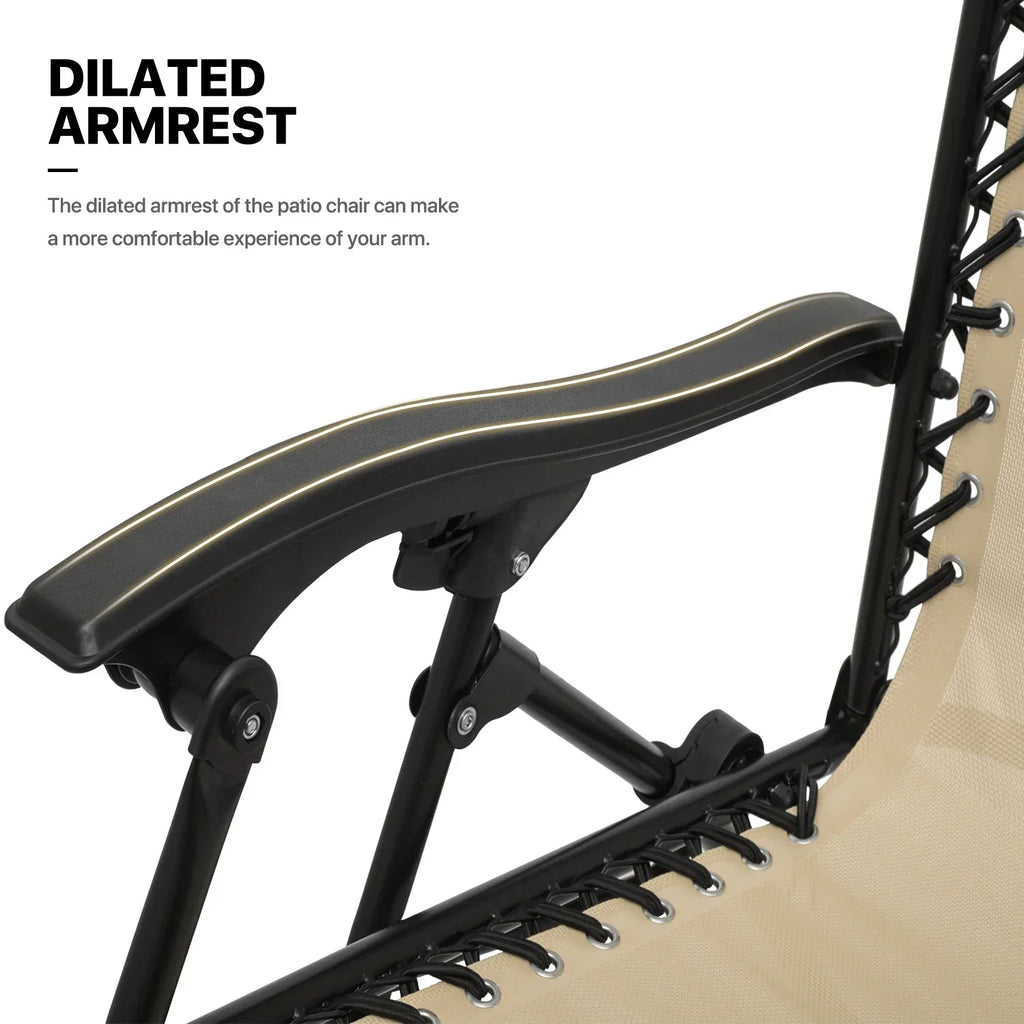 Nouveauté 2026 – Ensemble de 2 chaises MoNiBloom Zero Gravity , fauteuils de plage/terrasse pliables avec auvent et appui-tête, noirs