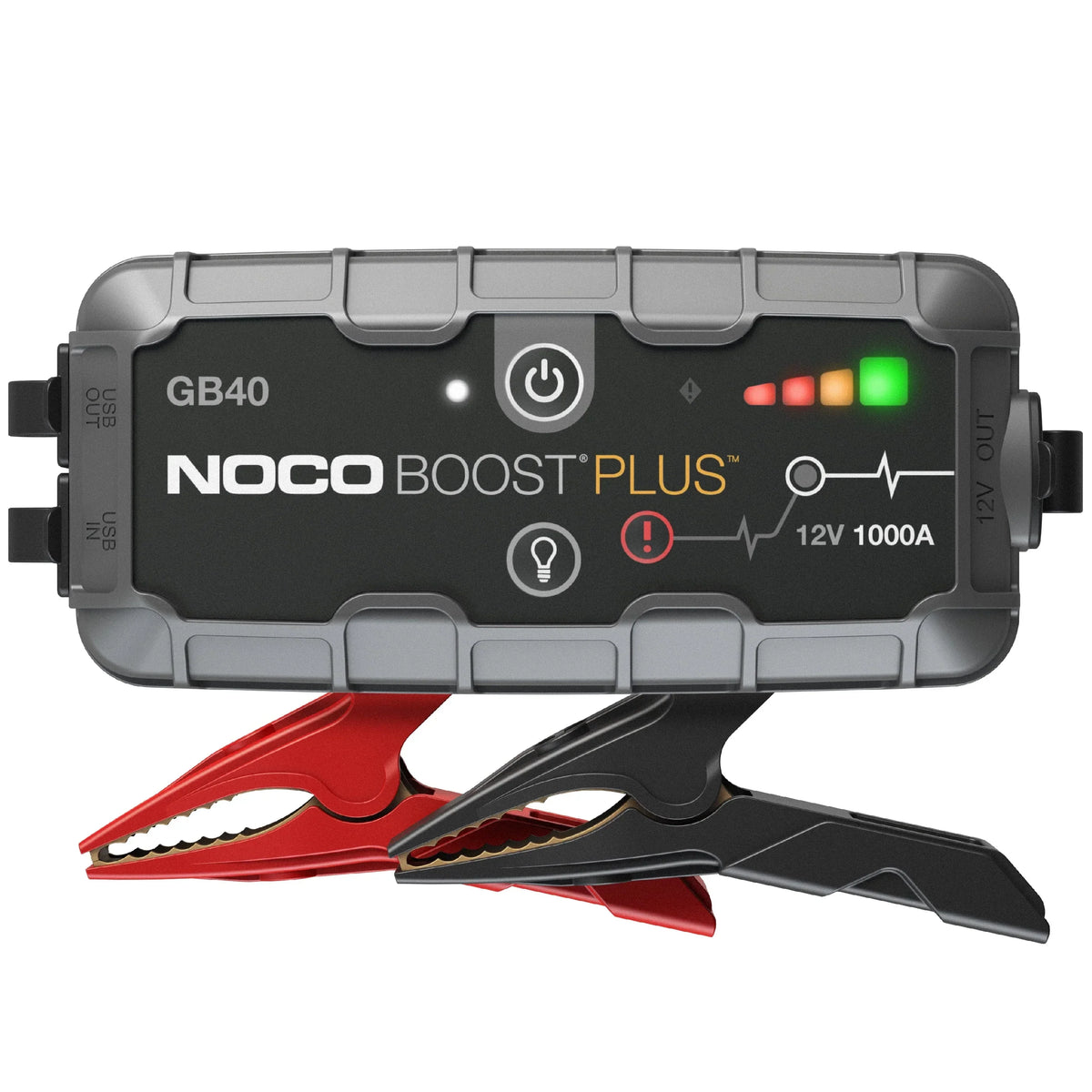 Nouveauté 2026 – Démarreur de batterie portable au lithium NOCO Boost Plus GB40 1000A 12V UltraSafe
