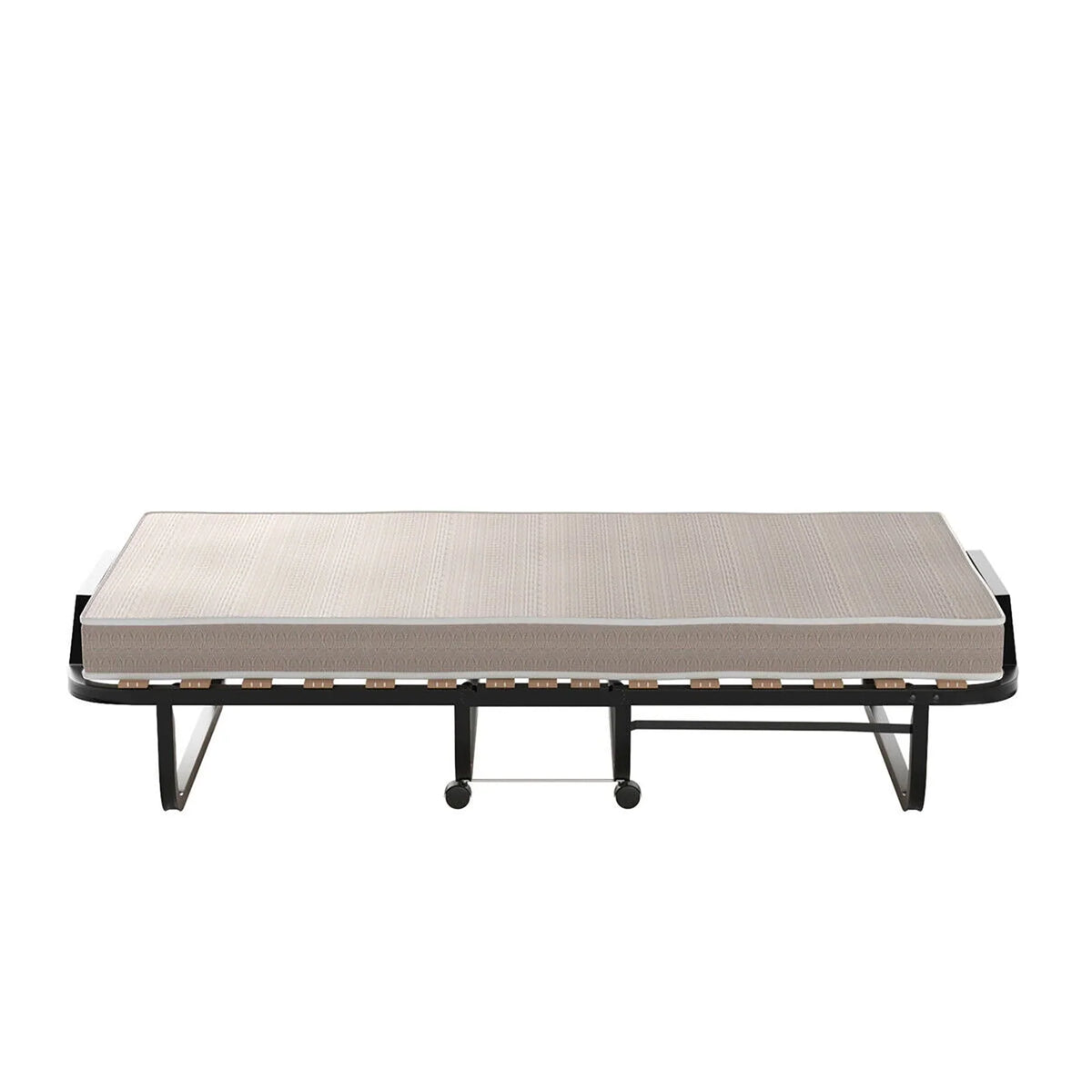 Nouveauté 2026 – Lit pliant Gymax avec matelas à mémoire de forme, lit d'appoint en métal, fabriqué en Italie