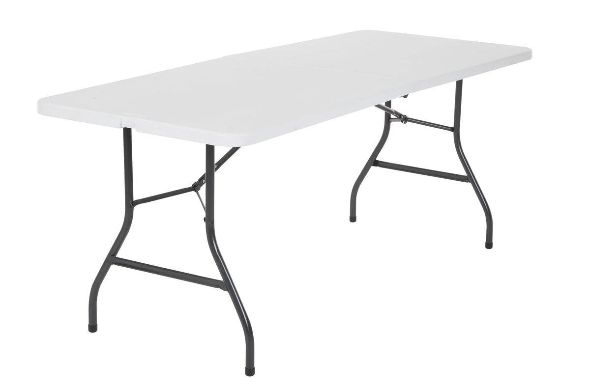 Nouveauté 2026 – Table pliante Cosco 6 pieds , coloris blanc moucheté